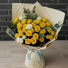 Букет цветов из:  Розы в Новый Свет