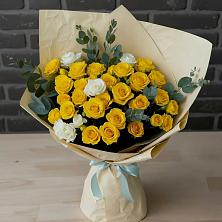 Букет цветов из:  Розы в Новый Свет