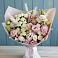 Букет цветов из: Альстромерии и Розы в Новый Свет