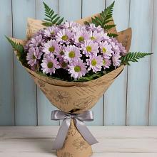 Букет цветов из:  Хризантемы #REPLACE_PRED# Новый Свет