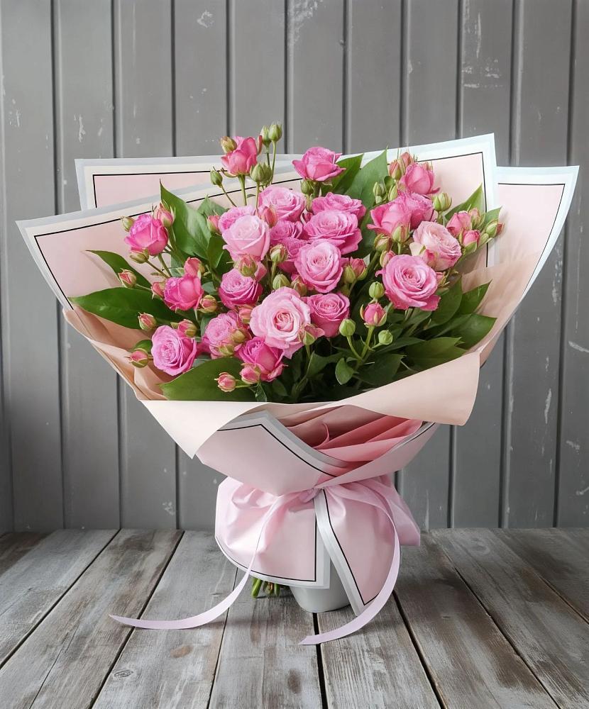 Букет Розовый кустик в Новый Свет