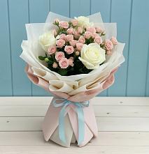 Букет цветов из:  Розы #REPLACE_PRED# Новый Свет