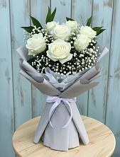 Букет цветов из:  Розы в Новый Свет