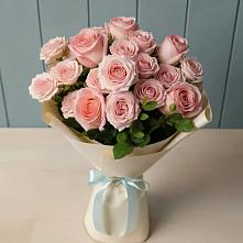 Букет Розовый шарм в Новый Свет