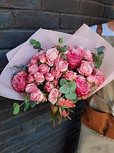 Букет цветов из:  Розы в Новый Свет