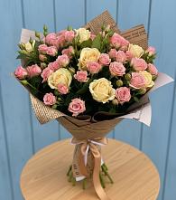 Букет цветов из:  Розы в Новый Свет
