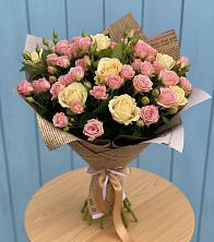 Букет цветов из:  Розы в Новый Свет