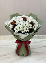 Букет цветов из:  Хризантемы в Новый Свет