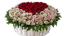 Премиум букет из: Розы #REPLACE_PRED# Новый Свет