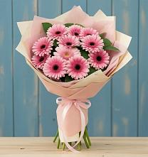 Букет цветов из:  Герберы в Новый Свет