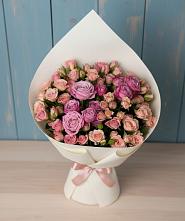 Букет цветов из:  Розы в Новый Свет